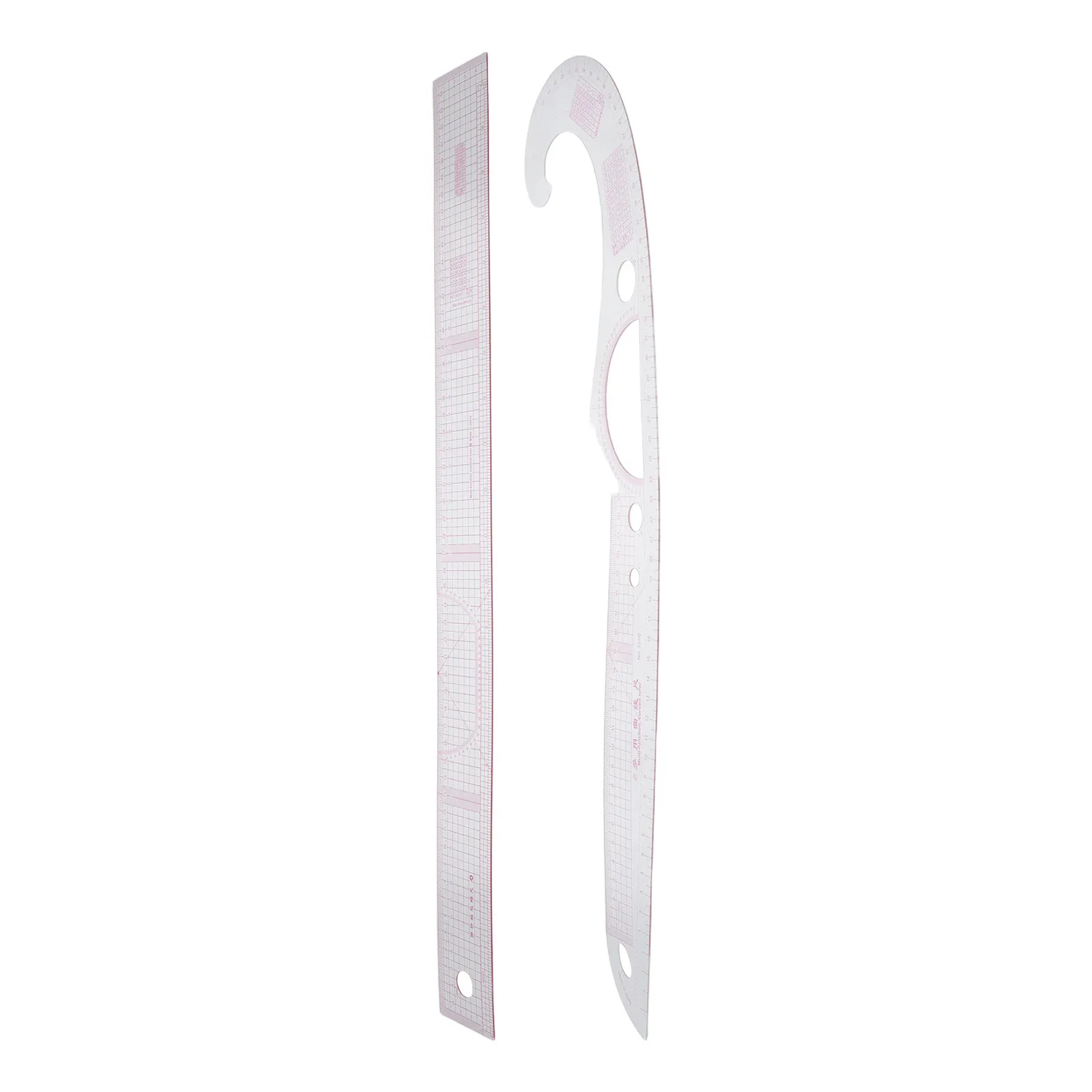 

1Set Pattern Making Ruler Clear Plastic French Curve Ruler Tailor Craft Tool Sewing Quilting Template Precision Cutting Tool