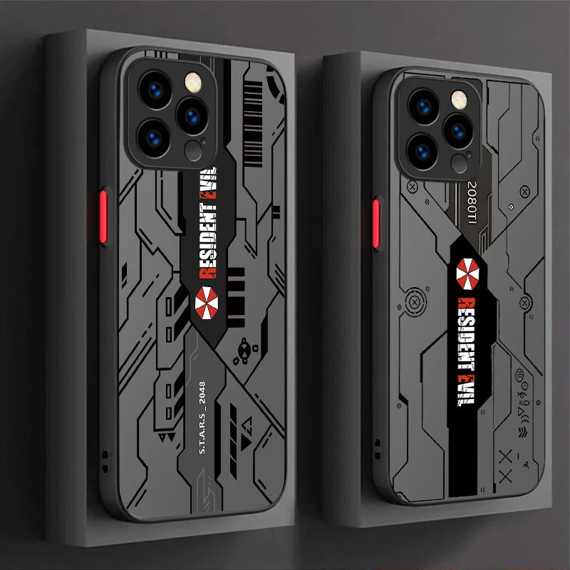 Hot Residents Evils Cool Phone Case for iPhone 17 Air 15 16E 16 14 13 12 11 Pro Max XR 7 8 Plus SE 2020 Matte Hard Back Cover