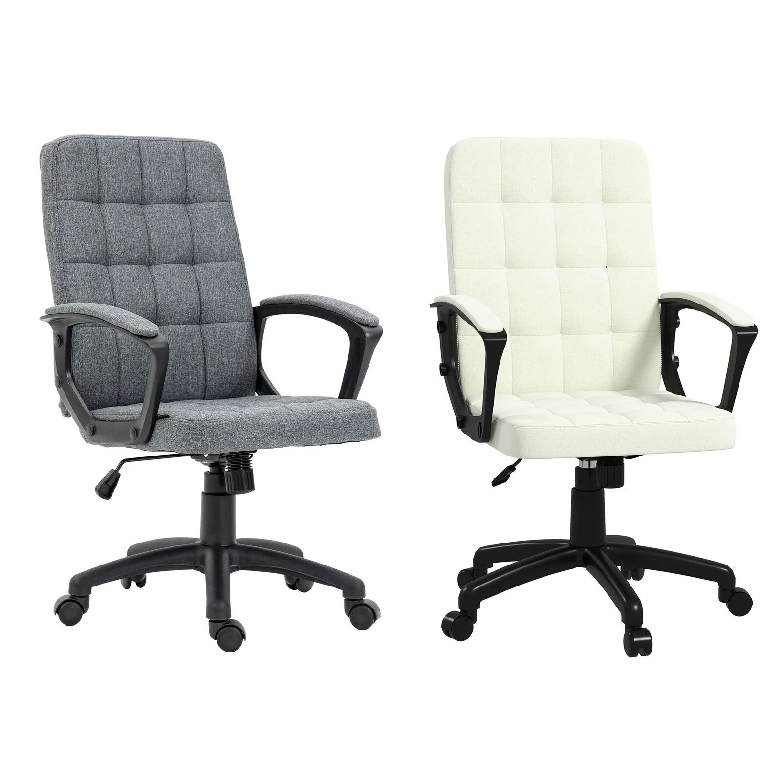 Fabric Office Chair, Computer Desk Chair, Swivel Task Chair with Arms United States