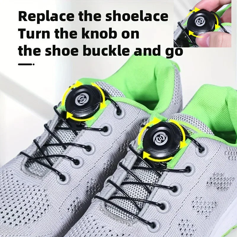 1pair Adjustable Automatic Buckle Rope Universal Kids/ Quick Stretching Lock Lazy Laces Sneaker No Tie ShoeLaces Shoe