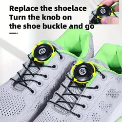 1pair Adjustable Automatic Buckle Rope Universal Kids/Adult Quick Stretching Lock Lazy Laces Sneaker No Tie ShoeLaces Shoe