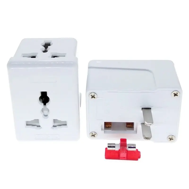 3 IN 1 - US Outlet Socket Splitter Adapter Fused 10A Masterplug