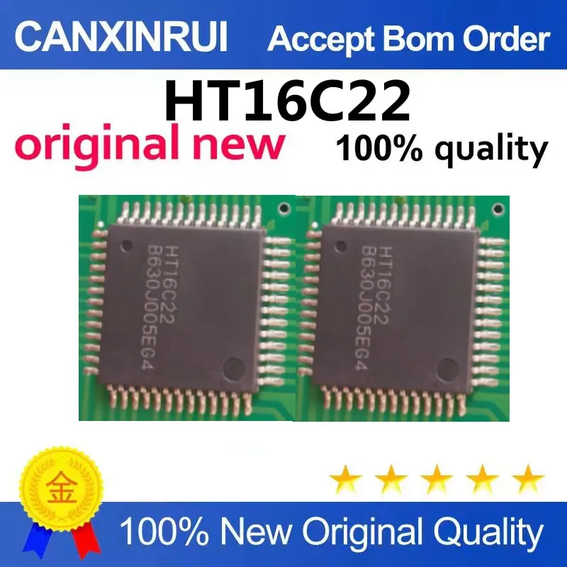 HT16C22 HT16C22A LCD display driver IC chip New in stock direct auction 48 pins 52