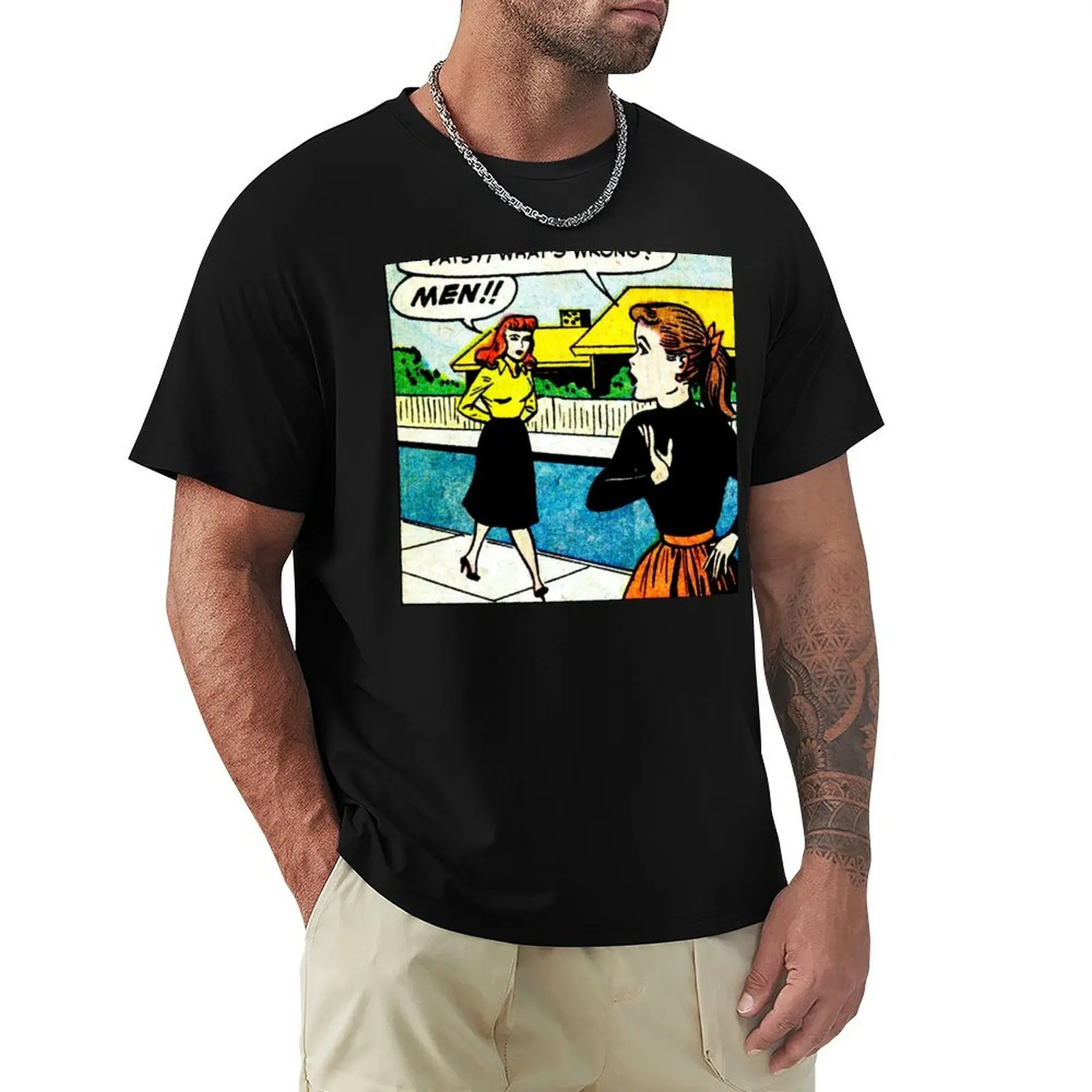 Patsy, what's wrong? T-Shirt Big and Tall Loose Fit T-Shirt