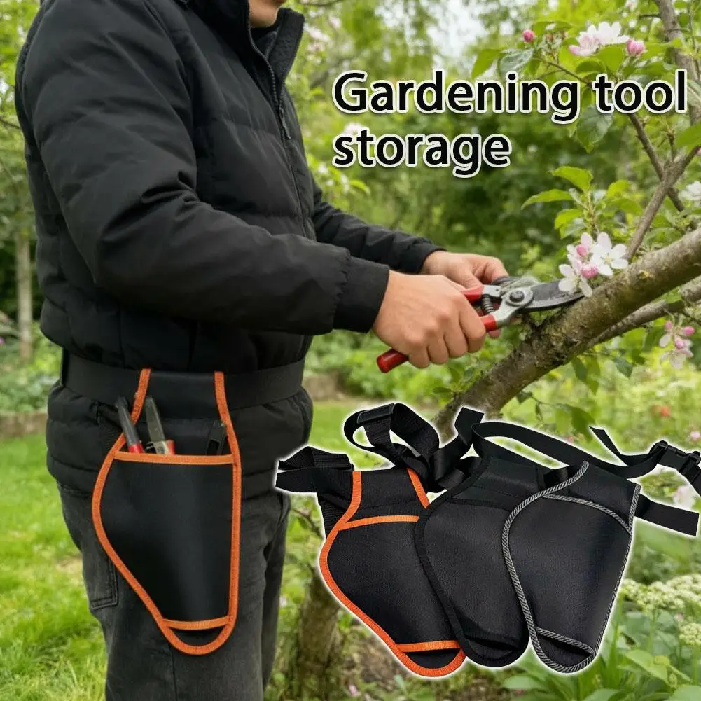 Hard Shell Electric Scissors Storage Bag Portable Garden Tool Organizer Large Pockets Gardening Equipment Storage Pouch