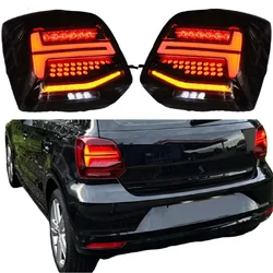 VW Polo ภายนอกไฟหลัง LED Fit สำหรับ2010 2011 2012 2013 2014 2015 2016 2017 Vw Polo ไฟท้าย