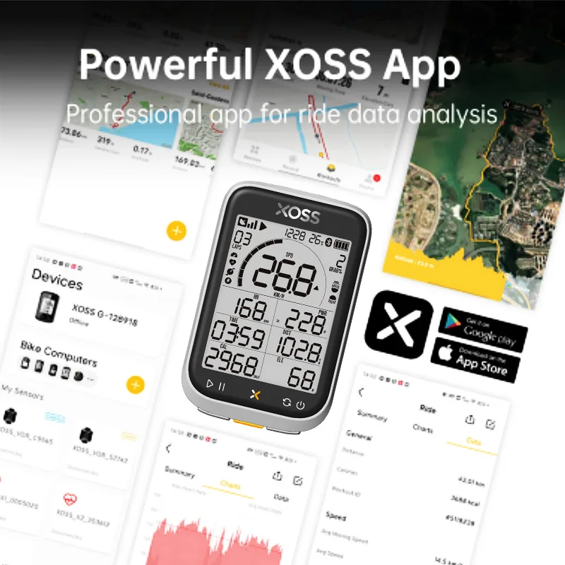 

Xoss G+ Gen.3 Велосипедный компьютер Gps Беспроводной цифровой велосипедный компьютер Ant+ Каденция Скорость Одометр Подключение освещения
