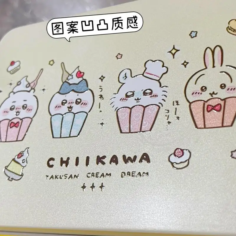 Chiikawa New Kawaii Anime Stationery Storage Box Small Jewelry Box Cute Cartoon Candy Box Desktop Storage Box Gifts for Kids