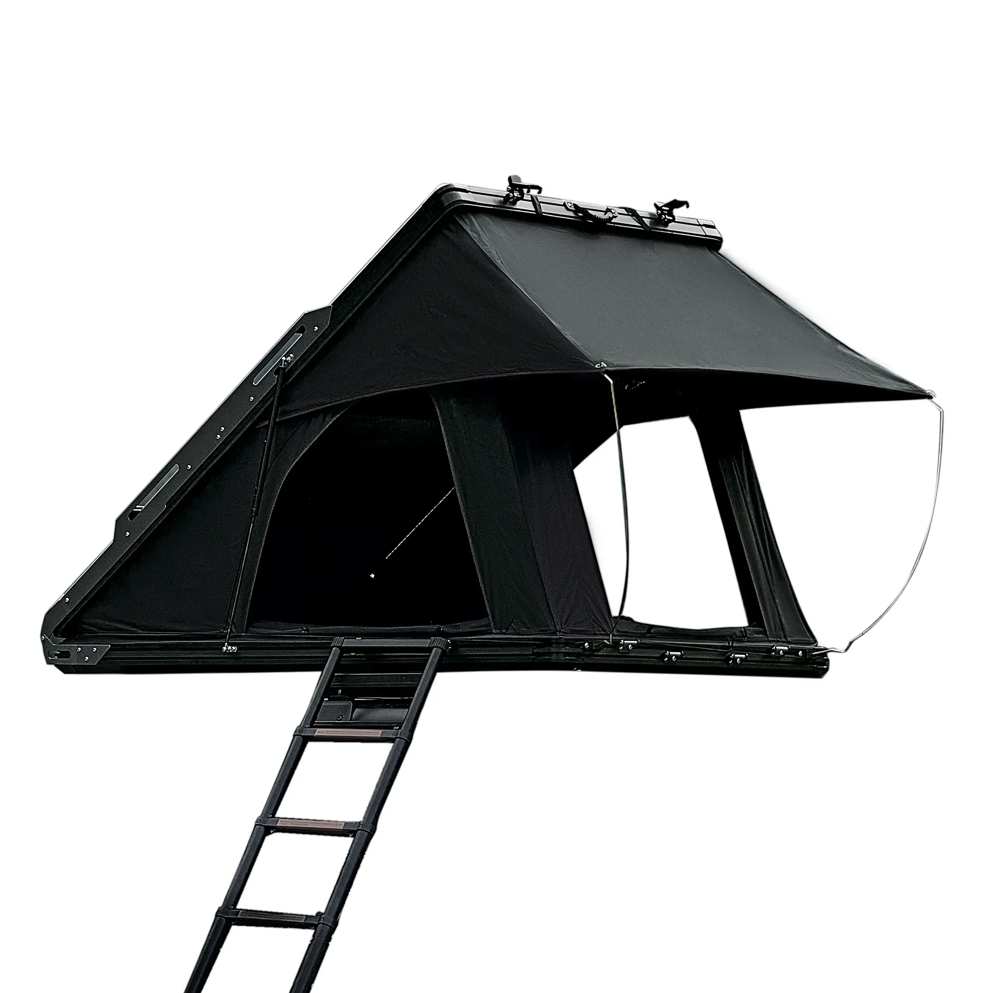

Custom Aluminium Roof Top Tent Hardshell 4 Person Roof Top Tent Hard Shell Access Side Open Roof Top Tent for Truck