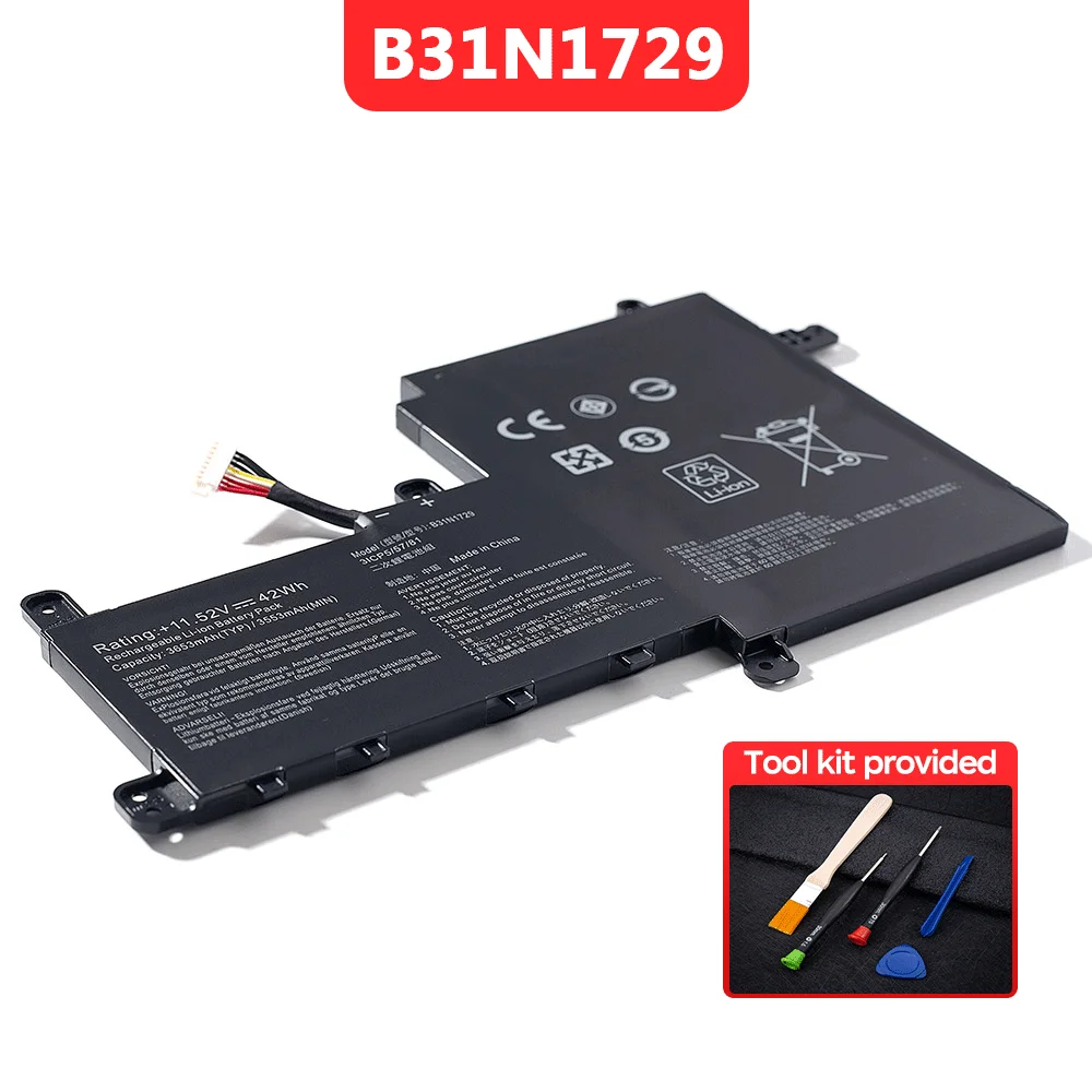 BNN B31N1729 Laptop Battery S5300F/S15/S5300U for ASUS VivoBook S530U/X530F 3553mah Replacement Battery
