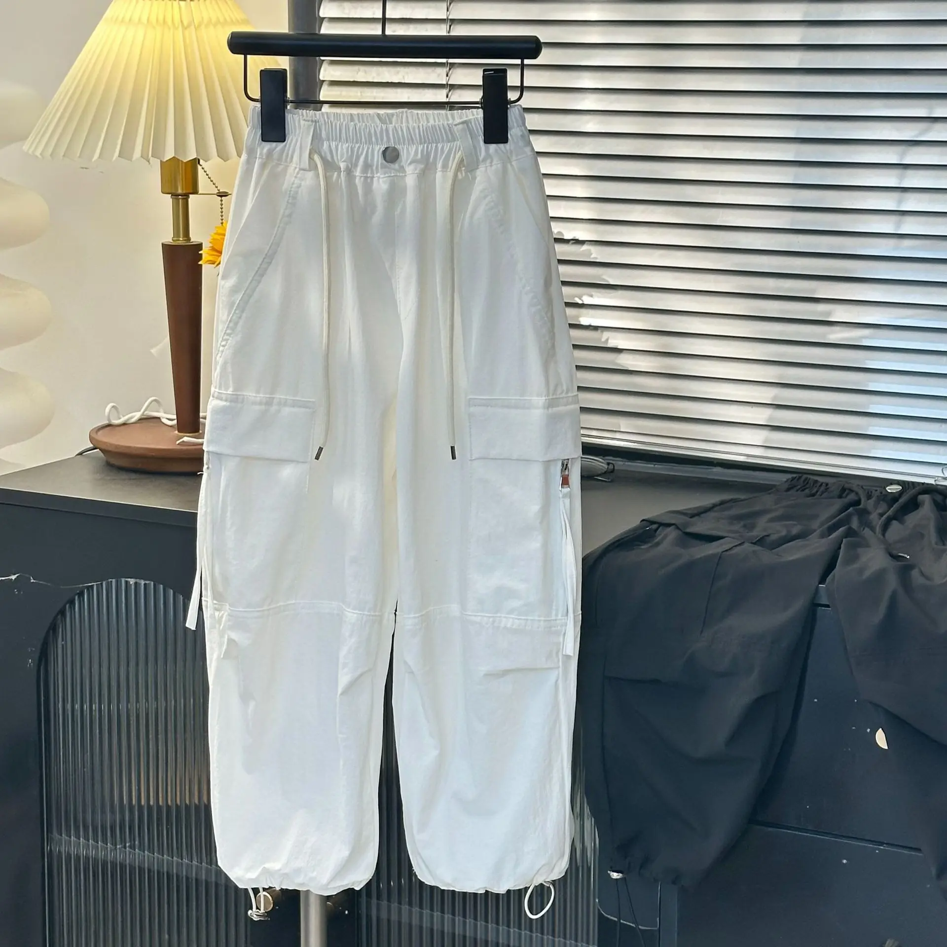Spring and Autumn Summer New Children's Pocket Long Pants Casual Pocket Work Pants for Boys and Girls Kids Fashion Pants