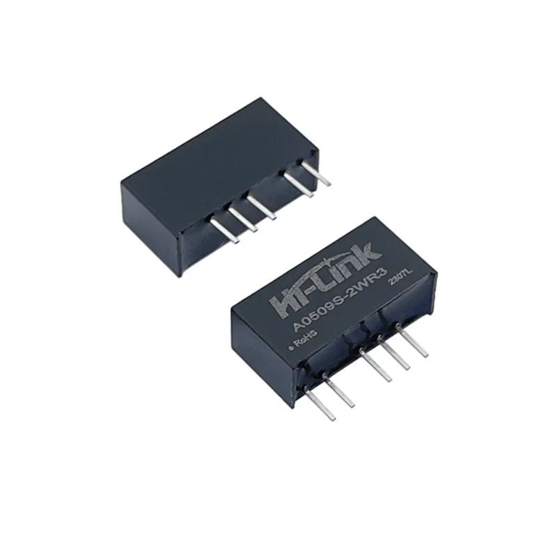 وحدة امدادات الطاقة المنزلية ، الإخراج المزدوج ، DCDC محول ذكي ، مصغرة ، مرحبا لينك ، تيار مستمر ، تيار مستمر ، A0509S-2WR3 ، 2 واط ± 5 فولت ± 112mA ، 2 قطعة/الوحدة