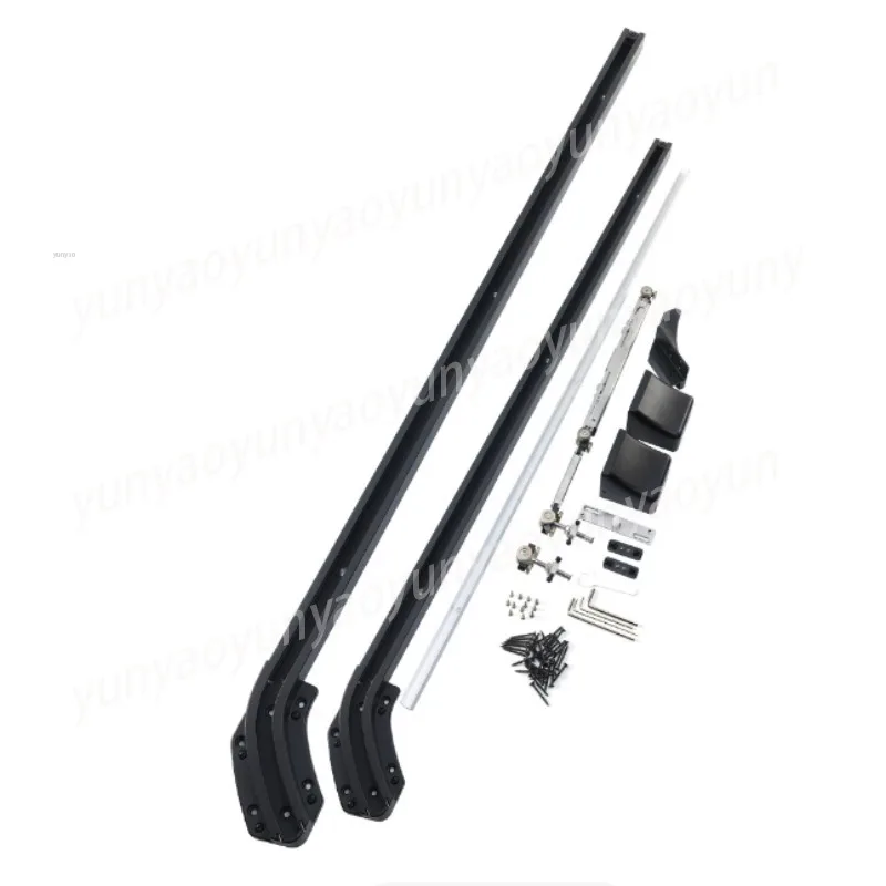 3.0m Cuttable Slide Rail Cloakroom Flat Sliding Door Invisible Translation Guide Rail Hardware Accessories