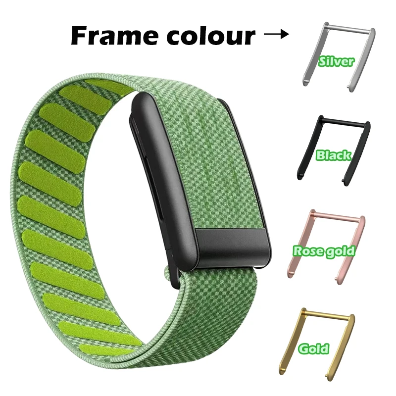 سوار لياقة بدنية من النايلون مناسب لـ Whoop 5.0، سوار معصم رياضي قابل للتعديل مع إطار ناعم، حزام تعقب لـ WHOOP 5.0