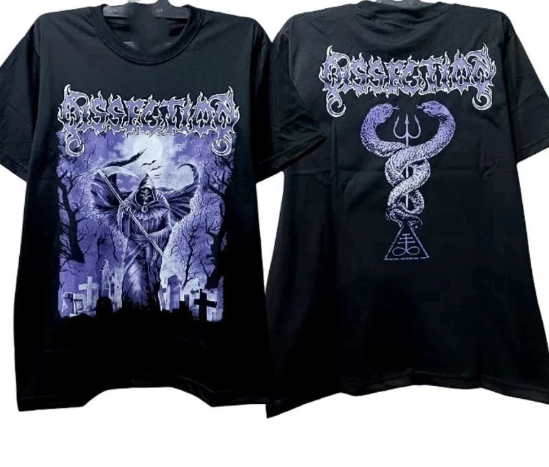 NEW Dissection BAND T Shirt Black All Men Clothing  Harajuku