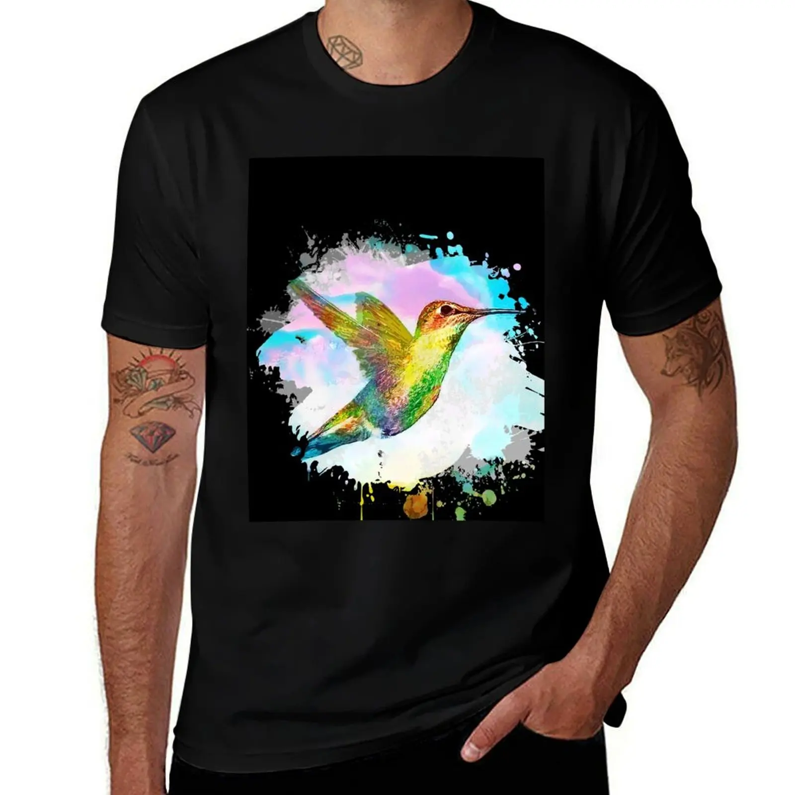 HUMMINGBIRD for the nature and bird lovers T-Shirt cotton t shirts man 100% g man t shirts for men T-Shirt