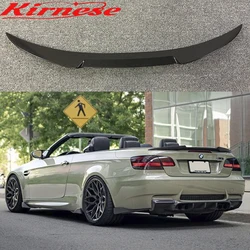 Glossy Black/Carbon Fiber Look Car Rear Trunk Spoiler Lip M4 Style Rear Wing Spoiler For BMW E93 335i M3 CONVERTIBLE 2007-2013