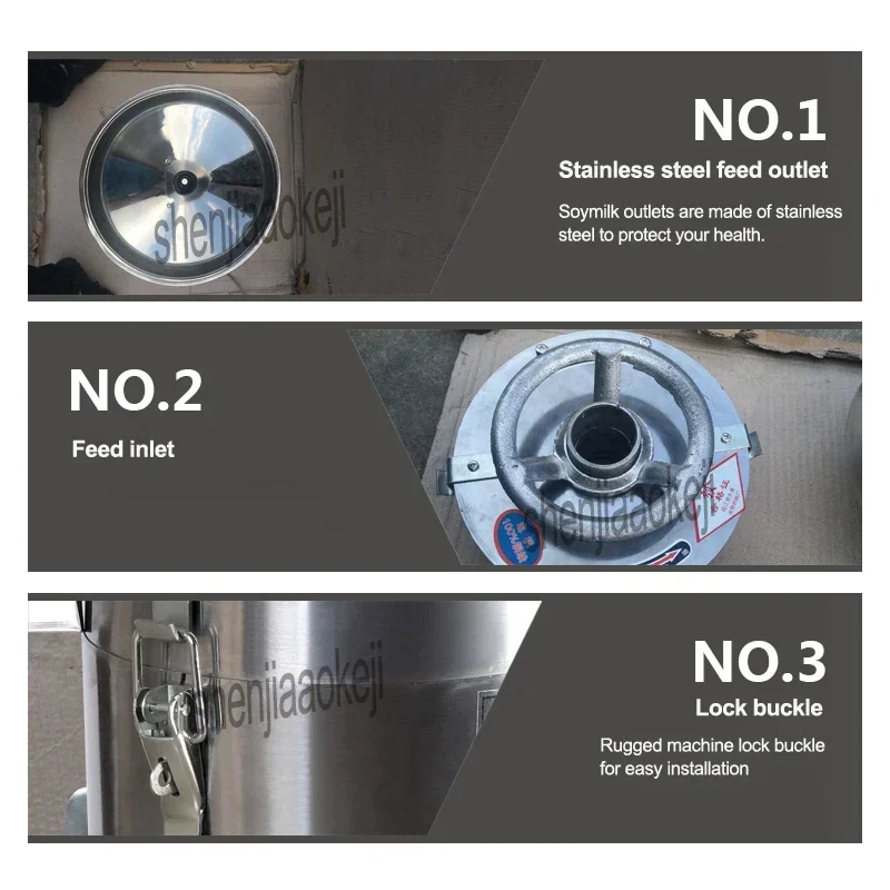 المنزلية 220 فولت ماكينة تصنيع حليب فول الصويا الملاط الخبث فصل ماكينة تصنيع حليب فول الصويا 100 نوع المنزل الخافق ماكينة التوفو 220 فولت 0.75kw