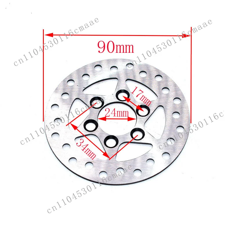 Front and rear disc brakes with disc for 2-stroke mini-buggy pocket bike ATV 49CC pad brake disc plate gas