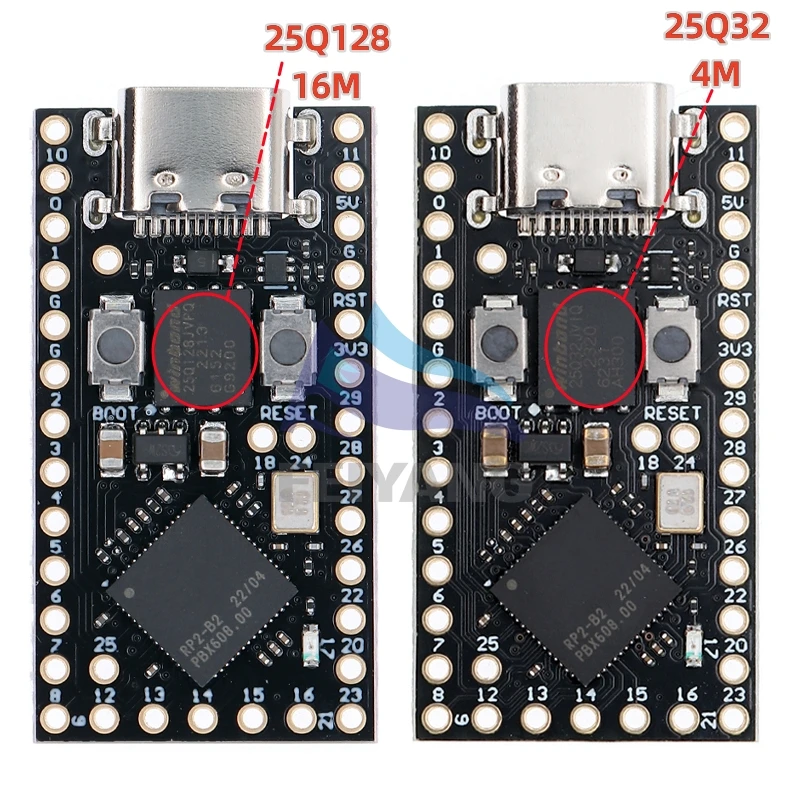 RP2040 Pro Micro Raspberry PI PICO Development Board Dual-Core Supports Mciro Python