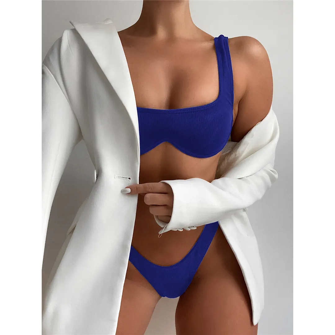 Sexy V-Bar-Bikini mit Bügel, Damen-Badeanzug, zweiteiliges Bikini-Set, brasilianischer Badeanzug, Badebekleidung für Damen, V2870 – Detail 19