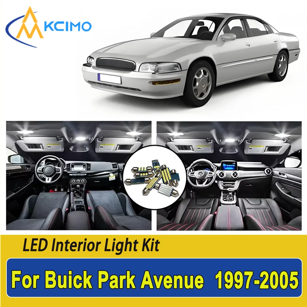 

New Light Bulb For Buick Park Avenue (1997-2005) Premium Bright LED Interior Dome Map Trunk Light Kit Car Led Lamps Canbus Car