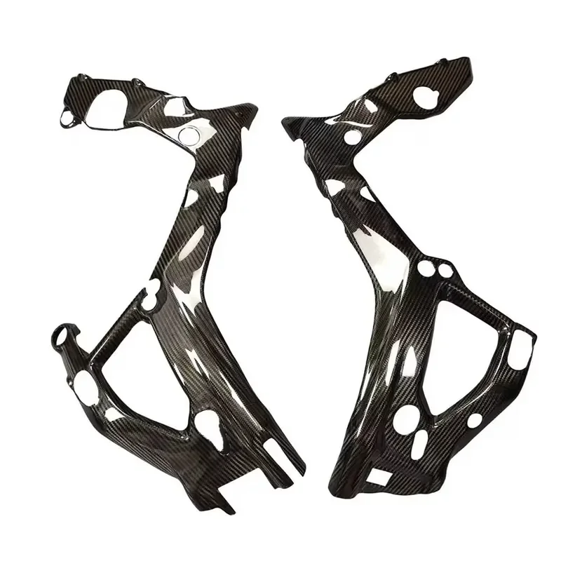 For S1000RR S1000R M1000RR 2019 2020 2021 2022 2023 2024 3K Carbon Fiber Moto cycle Accessory Frame Cover Fairing Side