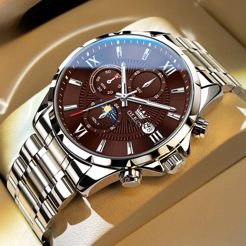 

Watch Men's Mechanical Fashion Business Handsome Luminous Waterproof Quartz Watch