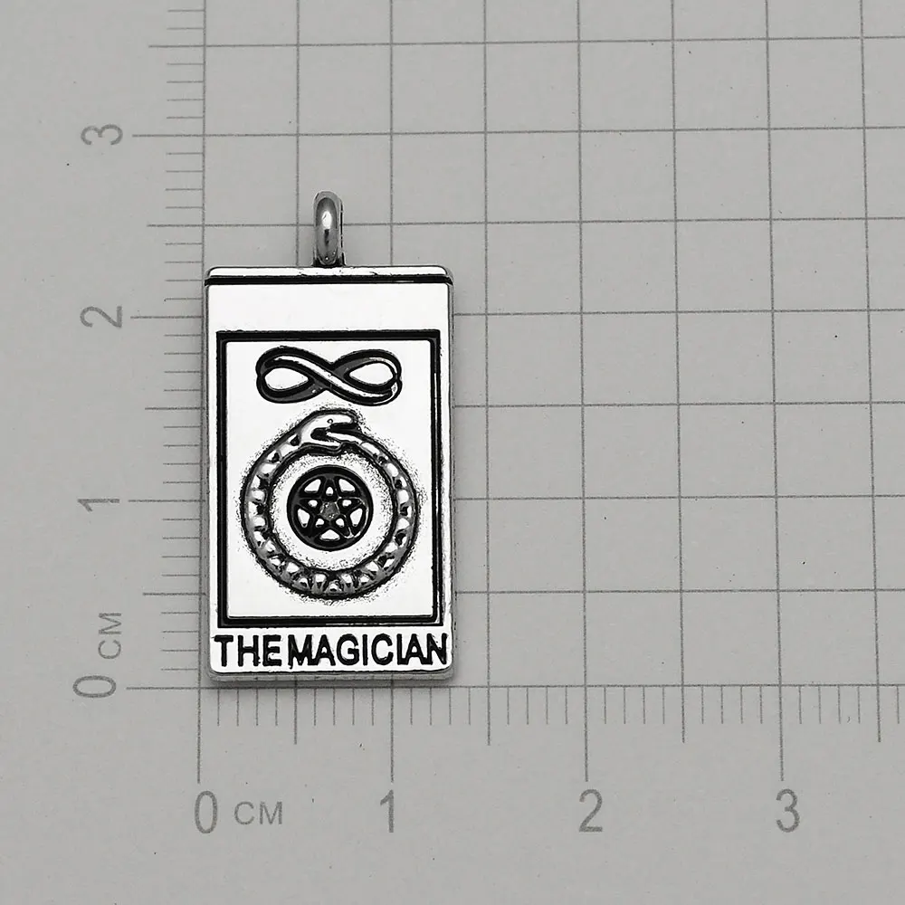 5pcs/Lot 13x26mm Vintage Witch Divination Charms Tarot Pendants For DIY Necklace Earring Jewelry Making Supplies Accessories - view 5