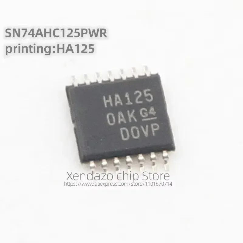 10pcs/lot SN74AHC125PWR SN74AHC125 Silk screen printing HA125 TSSOP-14 package Original genuine