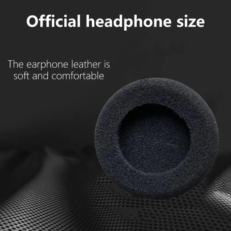 2pcs повторно используемые наушники наушники наушники ушные подушки с потом Presescent Easy Clean для игровых наушников Earpad