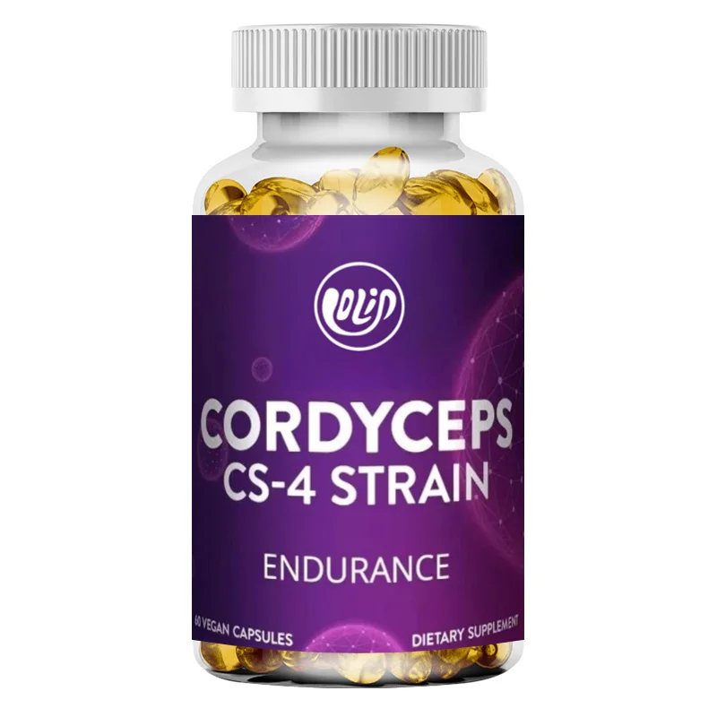Cordyceps sinensis supplement containing CS-4 strain - Energy Health Support 60 capsules