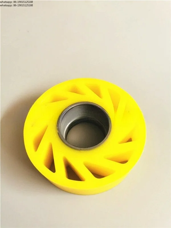 Export direct sales Carton machinery accessories polyurethane sun wheel paper wheel dragon boat rubber wheel 10 a pack