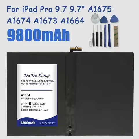DaDaXiong New 9800mAh Bateria For iPad Pro 9.7" 9.7 A1675 A1674 A1673 A1664 Battery Send Accompanying Tool