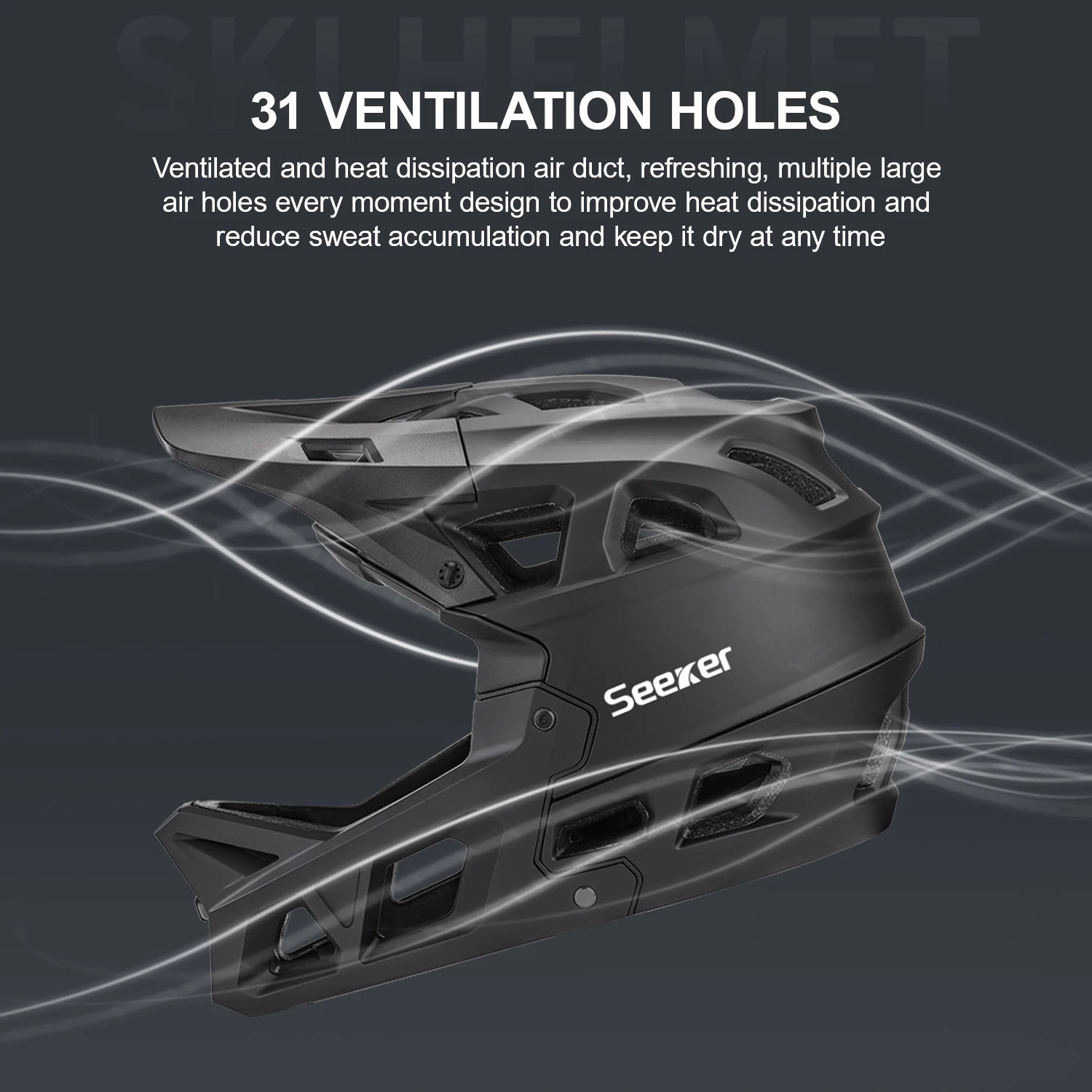 Seeker Bicycle Off-Road Full-F - đánh giá và giá Mountain Biking Helmet Full Face