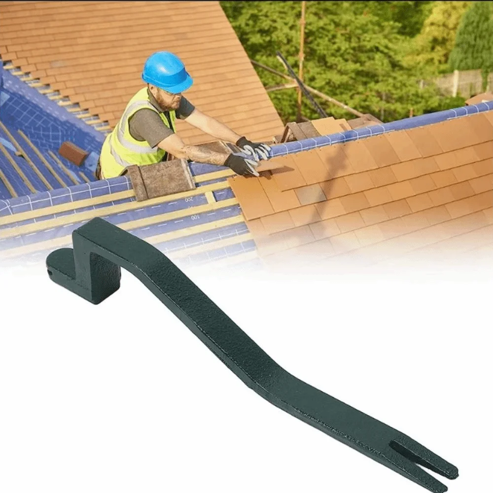 Estrattore per chiodi da costruzione in acciaio Design robusto Strumento per rimuovere le unghie a forma di serpente Design portatile Barra di leva per carichi pesanti Tetto per mobili