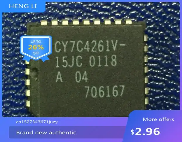 

100% новый CY7C4261-15JC