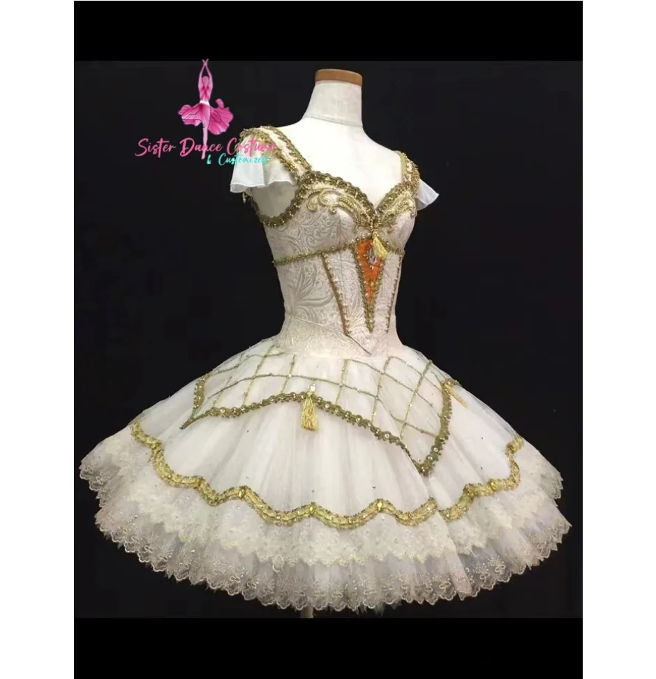 High-end private custom adult children classical tutu performance contest dress women's costume