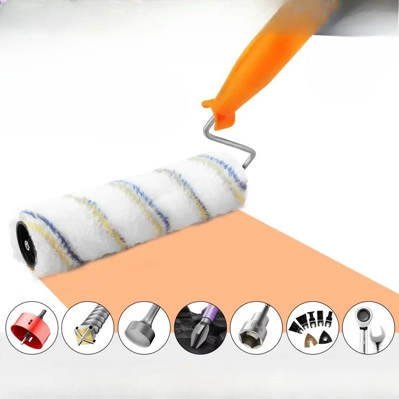 

For MeiKeLa Fiber House Paint Paint Roller Brush