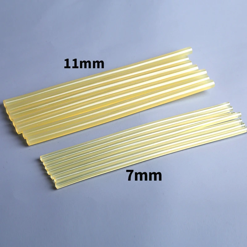 Yellow 7mm Glue Stick Hot Melt Glue Stick Transparent Hot Melt Glue Stick Environmentally Friendly High Viscosity Glue Stick