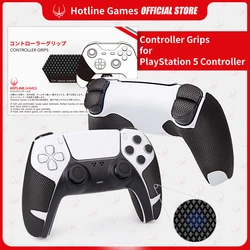 HOTLINE GAMES 2.0 PLUS Controller Grip Tape Compatible with Playstation 5 / PS5 DualSense Controller, Non-Slip, Moisture Wicking