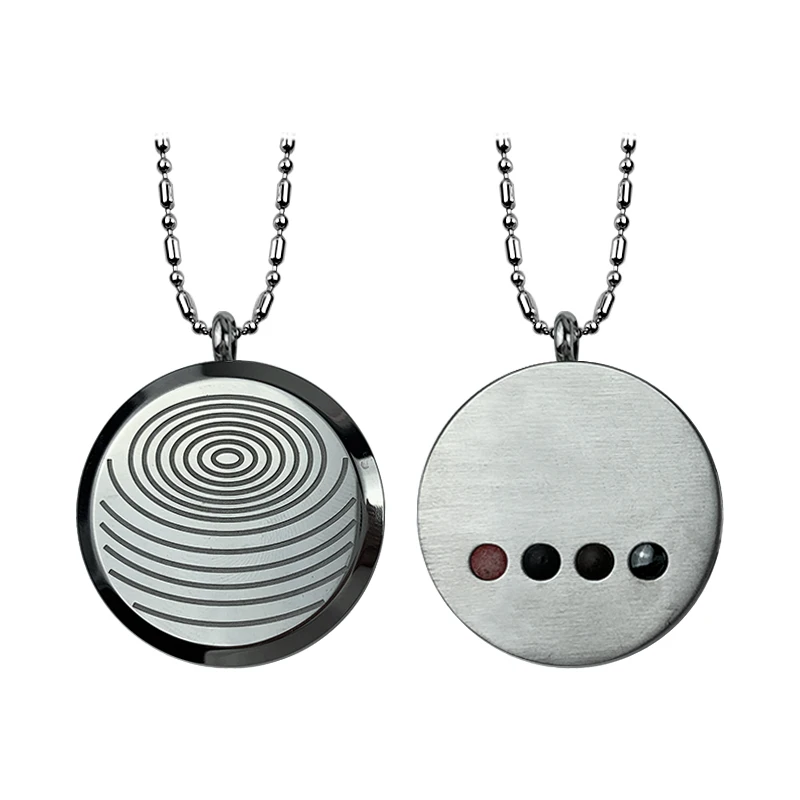 CAMAZ New Style Energy Necklace Stainless Steel Hip hop Men\'s Pendant Fashion Jewelry Accessories