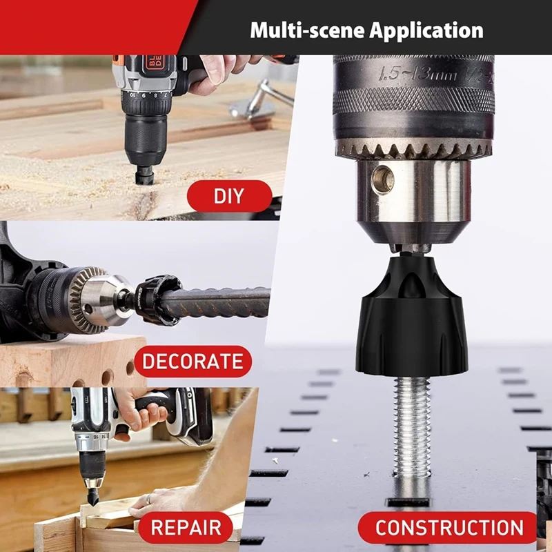 Deburring Chamfer Tool Set, 2PCS External Internal Rotary Deburring & Chamfer Tool, External Debur Coverage