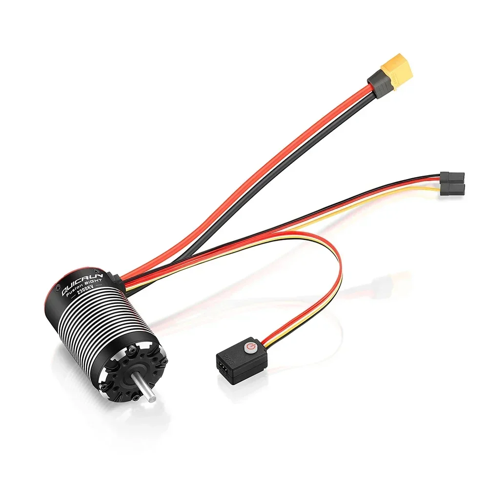 Hobbywing QUICRUN Fusion 8IGHT 80A 2300KV 2in 1 FOC system Brushless Sensored Motor ESC Integrated For 1/8 RC Model Rock Crawler