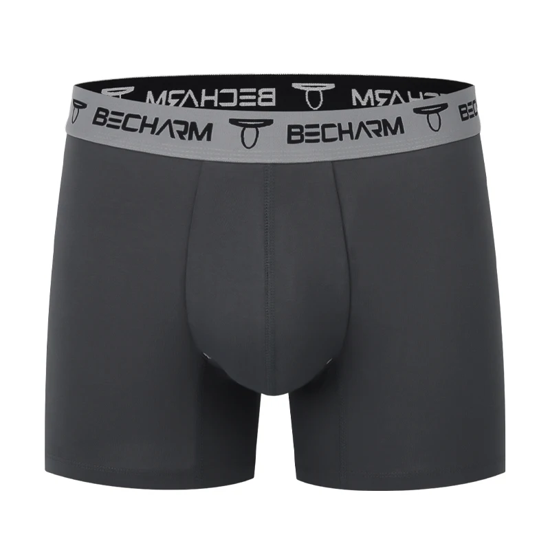 New Men\'s Panties Boxers Shorts Printing Dark Grey Large Size Set of Men Underpants Male Briefs Boxer Sexy Clothing Short Homme