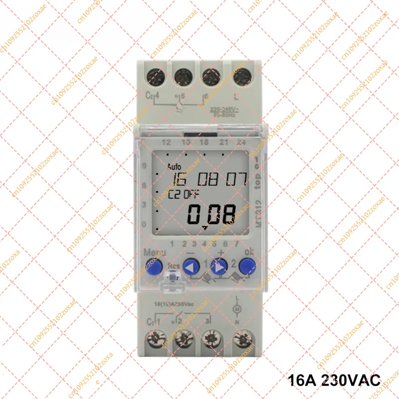 for-manhua-mt812-2-channel-16a-weekly-programmable-din-rail-lcd-digital-time-switch