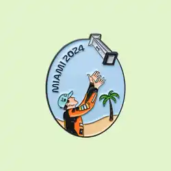 Lando Norris  Miami 2024 Win  Enamel Pin