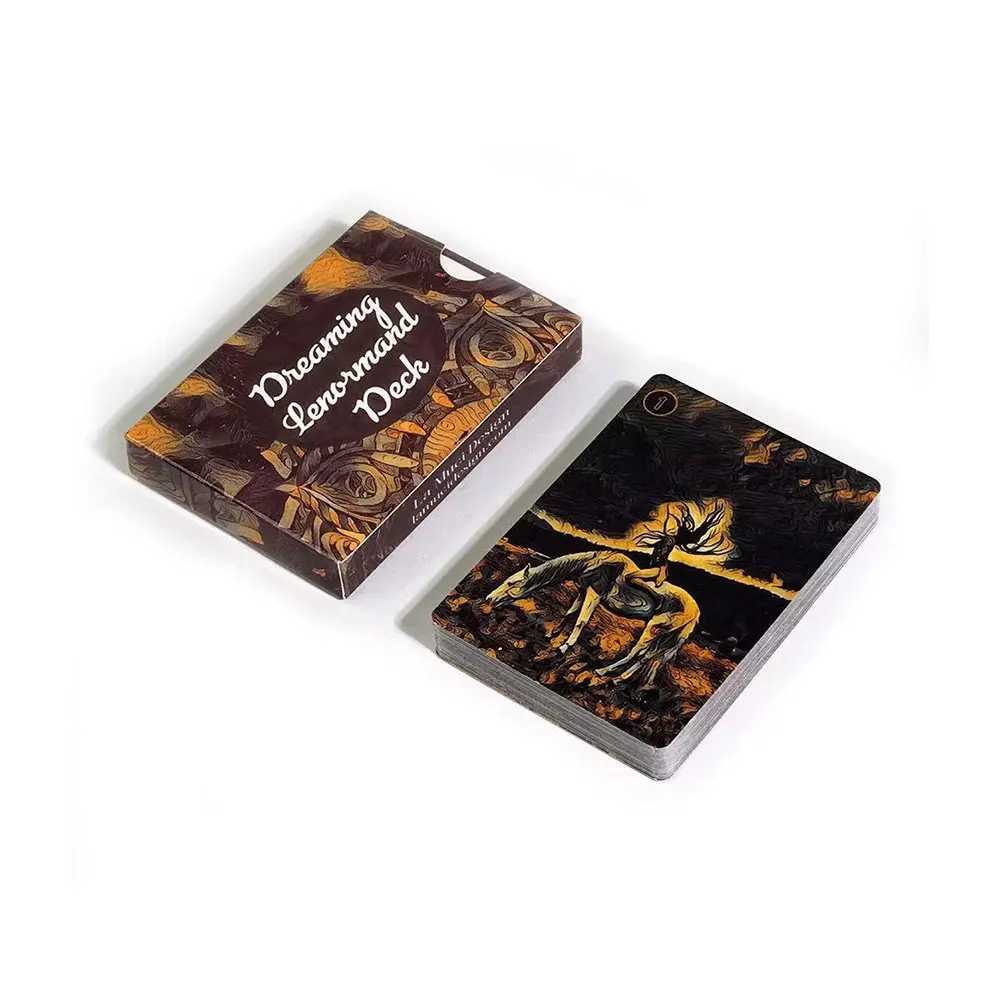 

Dreaming Lenormand Tarot Oracle Leisure Entertainment Card Family Gathering Divination Deck Tarot Board Playing Card Game