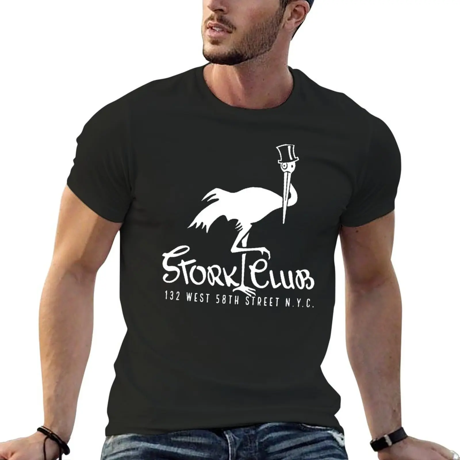 Manhattan's Stork Club Nightclub T-Shirt quick-drying graphic t shirts shirts graphic tees men t shirts