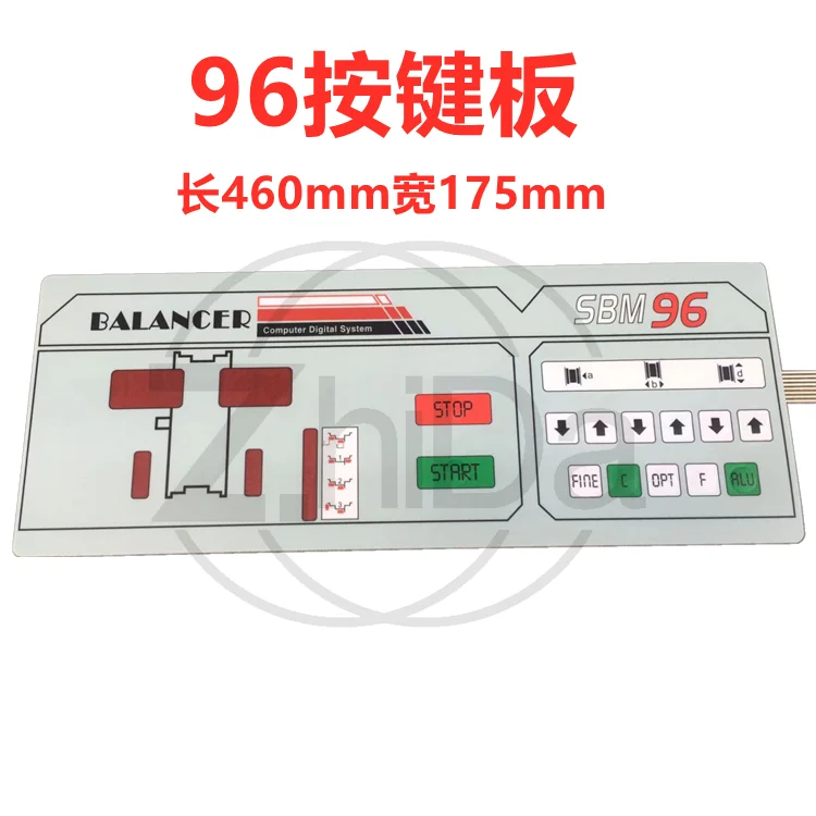 

Balancer accessories, Shiqin SBM96 balancing machine button board, control touch panel LT-960 operation panel